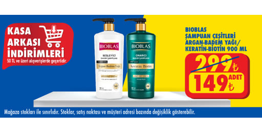 50 TL ve üzeri alışverişte 149.00 TL!
