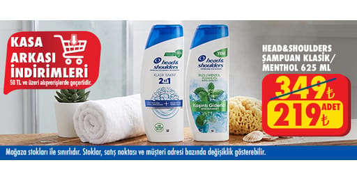 50 TL ve üzeri alışverişte 219.00 TL!