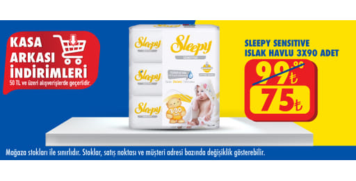 50 TL ve üzeri alışverişte 75.00 TL!