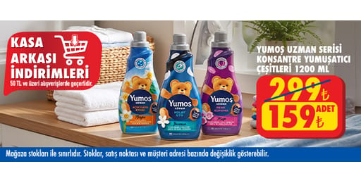 50 TL ve üzeri alışverişte 159.00 TL!