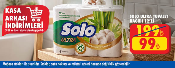 50 TL ve üzeri alışverişte 99.00 TL!