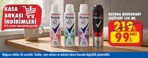50 TL ve üzeri alışverişte 99.00 TL!
