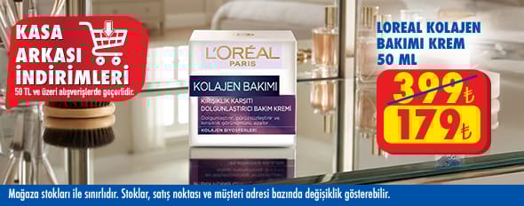 50 TL ve üzeri alışverişte 179.00 TL!