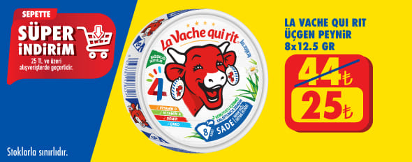 25 TL ve üzeri alışverişte 25,00 TL!