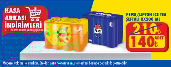 50 TL ve üzeri alışverişte 140.00 TL!