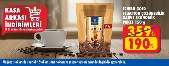 50 TL ve üzeri alışverişte 190.00 TL!