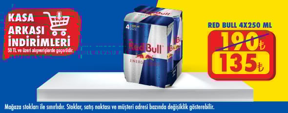 50 TL ve üzeri alışverişte 135.00 TL!