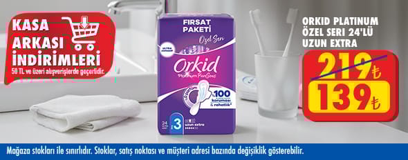 50 TL ve üzeri alışverişte 139.00 TL!