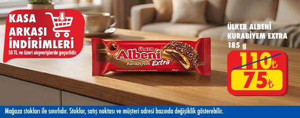 50 TL ve üzeri alışverişte 75.00 TL!