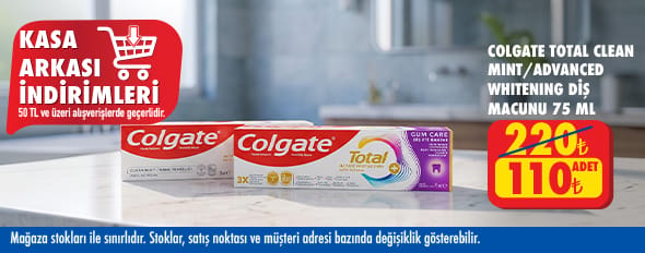 50 TL ve üzeri alışverişte 110.00 TL!
