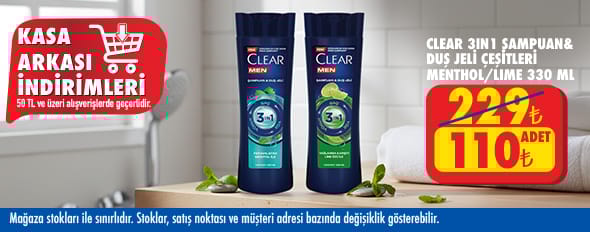 50 TL ve üzeri alışverişte 110.00 TL!