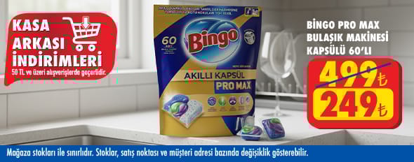 50 TL ve üzeri alışverişte 249.00 TL!