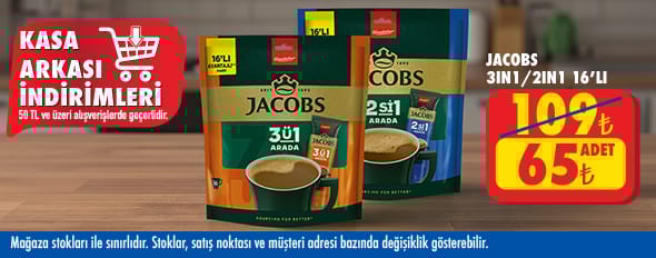 50 TL ve üzeri alışverişte 65.00 TL!