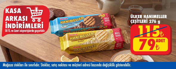 50 TL ve üzeri alışverişte 79.00 TL!