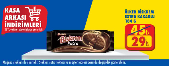 25 TL ve üzeri alışverişte 29.00 TL!