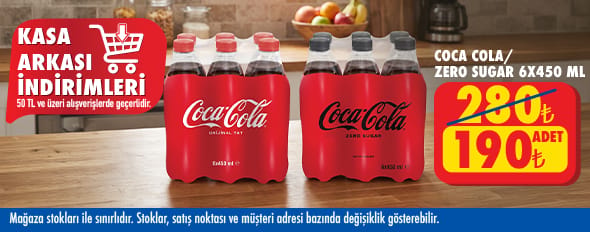 50 TL ve üzeri alışverişte 190.00 TL!