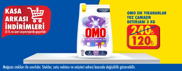 25 TL ve üzeri alışverişte 120.00 TL!