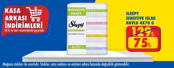 50 TL ve üzeri alışverişte 75.00 TL!