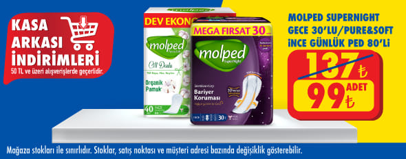 50 TL ve üzeri alışverişte 99.00 TL!