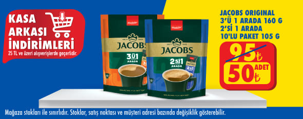 25 TL ve üzeri alışverişte 50.00 TL!