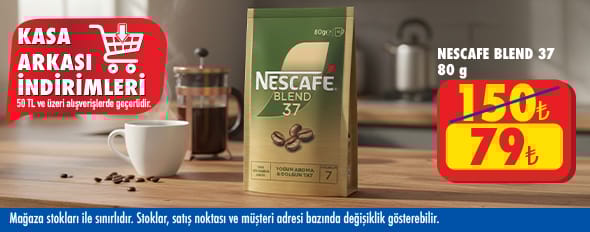 50 TL ve üzeri alışverişte 79.00 TL!