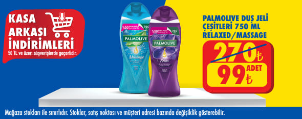 50 TL ve üzeri alışverişte 99.00 TL!