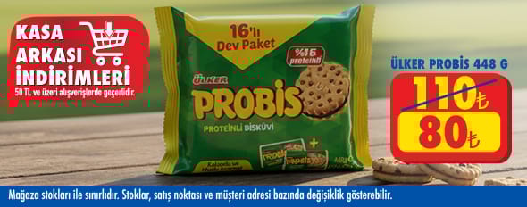 50 TL ve üzeri alışverişte 80.00 TL!