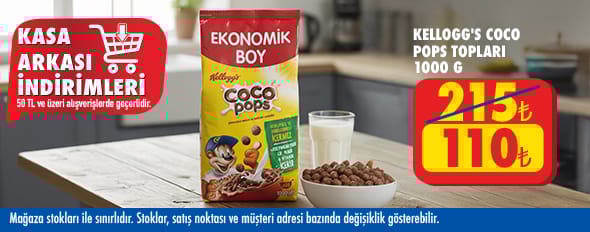 50 TL ve üzeri alışverişte 110.00 TL!