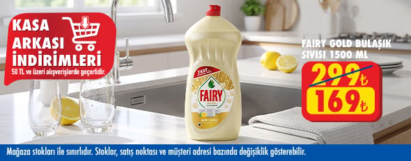 50 TL ve üzeri alışverişte 169.00 TL!