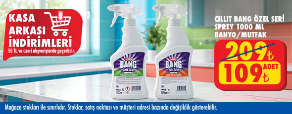 50 TL ve üzeri alışverişte 109.00 TL!