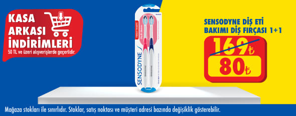 50 TL ve üzeri alışverişte 80.00 TL!