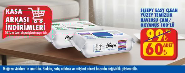 50 TL ve üzeri alışverişte 60.00 TL!