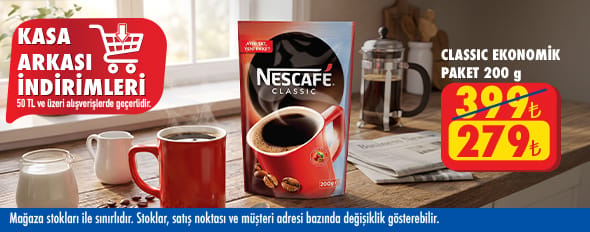 50 TL ve üzeri alışverişte 279.00 TL!