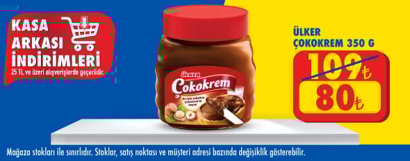 25 TL ve üzeri alışverişte 80.00 TL!