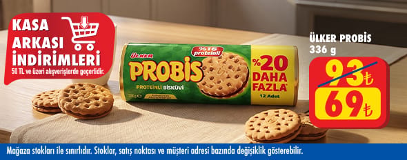 50 TL ve üzeri alışverişte 69.00 TL!