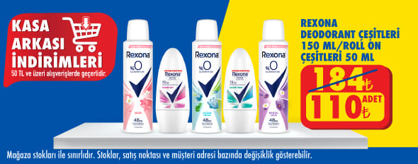 50 TL ve üzeri alışverişte 110.00 TL!