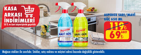 50 TL ve üzeri alışverişte 69.00 TL!