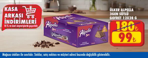 50 TL ve üzeri alışverişte 99.00 TL!