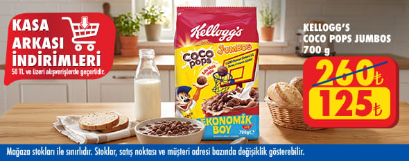 50 TL ve üzeri alışverişte 125.00 TL!