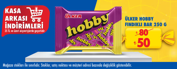 25 TL ve üzeri alışverişte 50.00 TL!