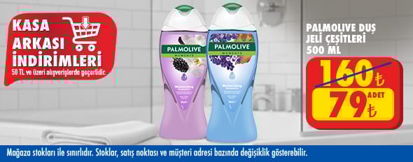 50 TL ve üzeri alışverişte 79.00 TL!