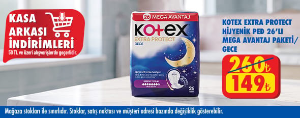 50 TL ve üzeri alışverişte 149.00 TL!