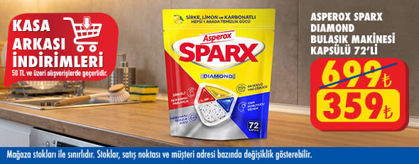 50 TL ve üzeri alışverişte 359.00 TL!