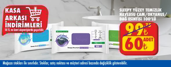 50 TL ve üzeri alışverişte 60.00 TL!