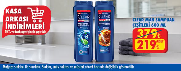 50 TL ve üzeri alışverişte 219.00 TL!