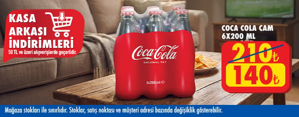 50 TL ve üzeri alışverişte 140.00 TL!