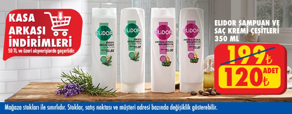 50 TL ve üzeri alışverişte 120.00 TL!