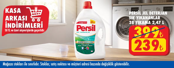 50 TL ve üzeri alışverişte 239.00 TL!