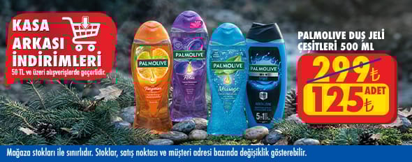 50 TL ve üzeri alışverişte 125.00 TL!