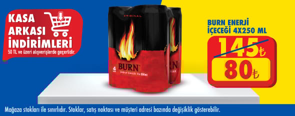 50 TL ve üzeri alışverişte 80.00 TL!